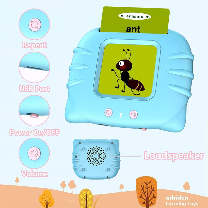 English Flashcard Learning Machine With Audio Practice Toy