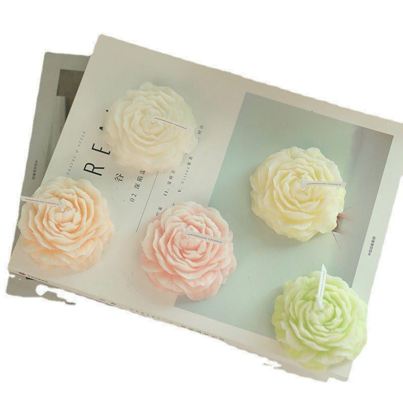 Peony Aromatherapy Candle for Romantic Floral Decor