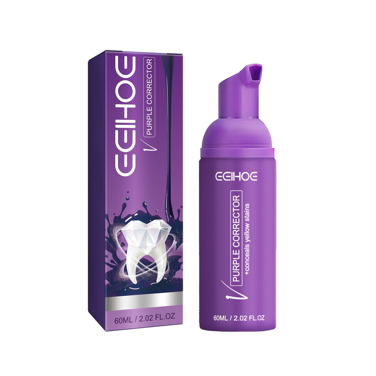 Purple Corrector Gel for Brighter-Looking Teeth Care
