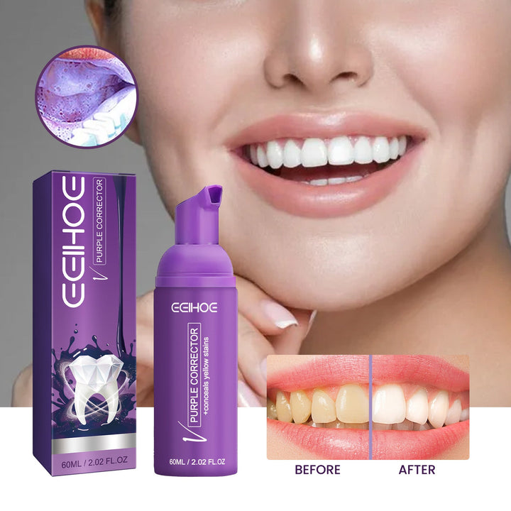 Purple Corrector Gel for Brighter-Looking Teeth Care