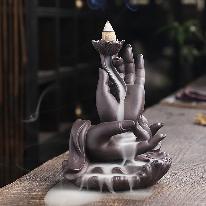 Backflow Incense Burner for Waterfall Smoke Home Decor