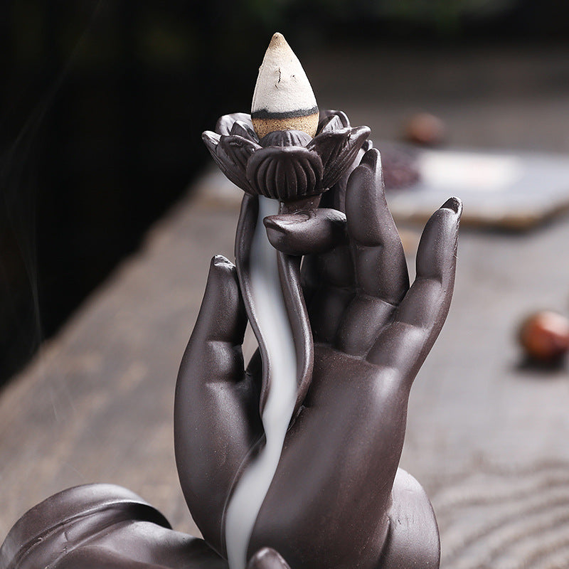Backflow Incense Burner for Waterfall Smoke Home Decor
