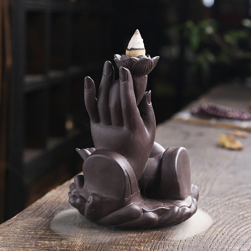Backflow Incense Burner for Waterfall Smoke Home Decor
