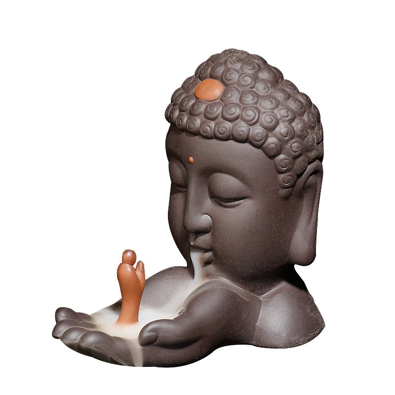 Buddha Backflow Incense Burner for Serene Home Decor