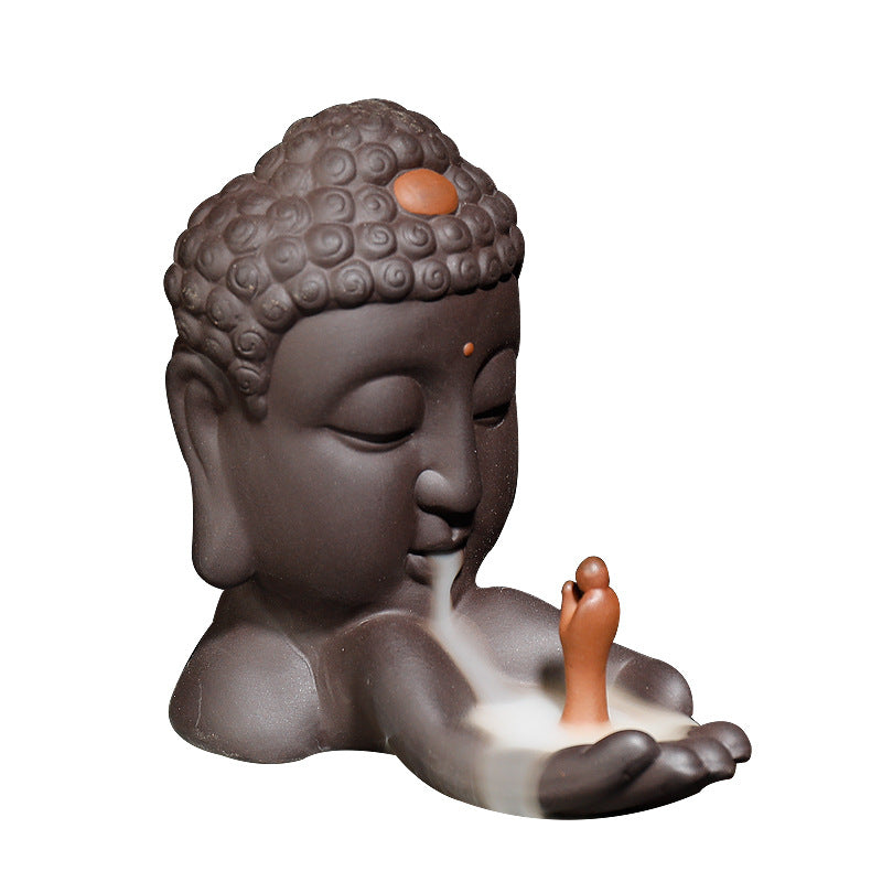 Buddha Backflow Incense Burner for Serene Home Decor
