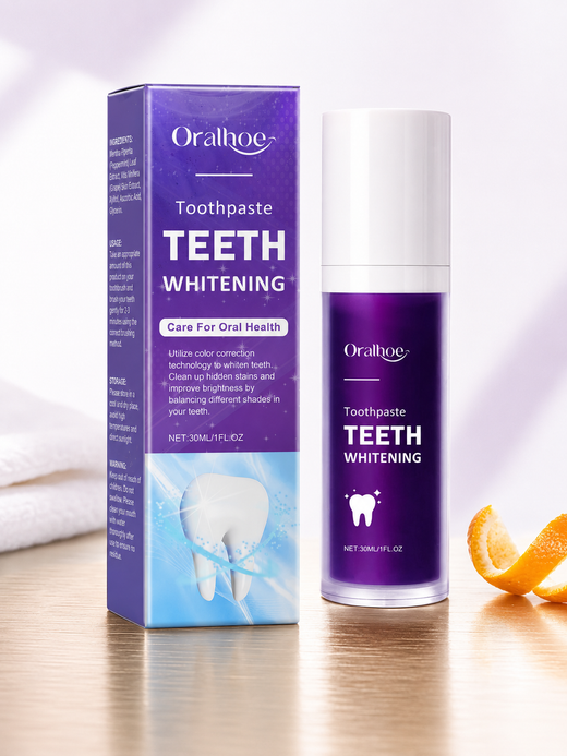 Purple Toothpaste — Whitens Teeth & Removes Hidden Stains