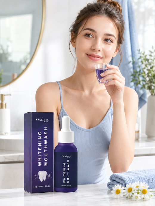Purple Whitening Mouthwash — Gentle Peroxide-Free Rinse