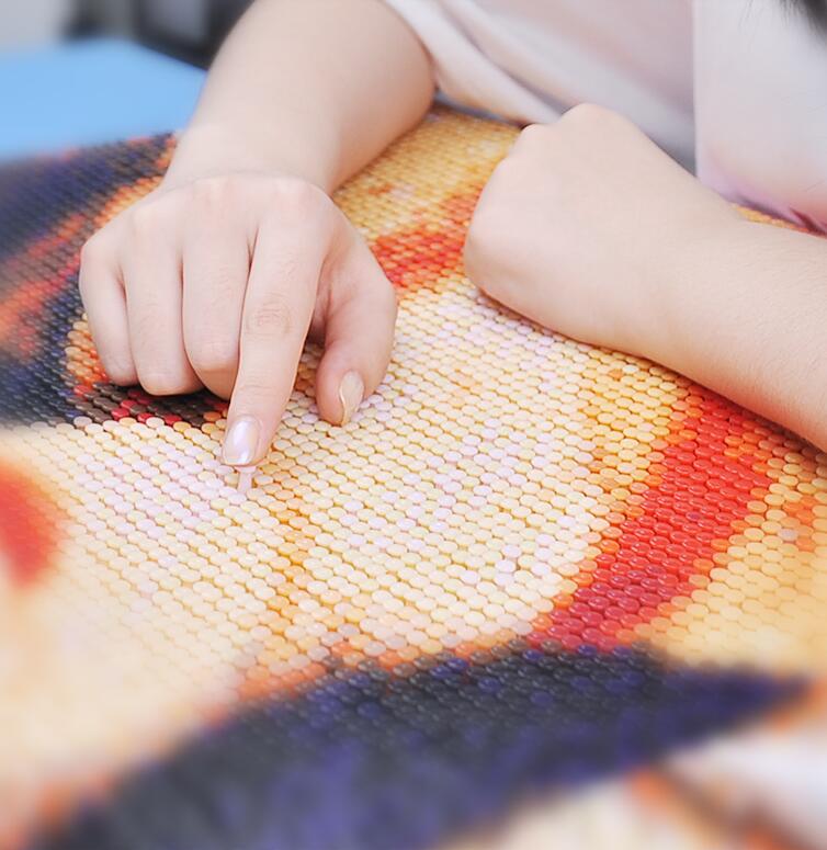 Pushpin Painting Kit: Personalized 3D Mosaic Wall Art