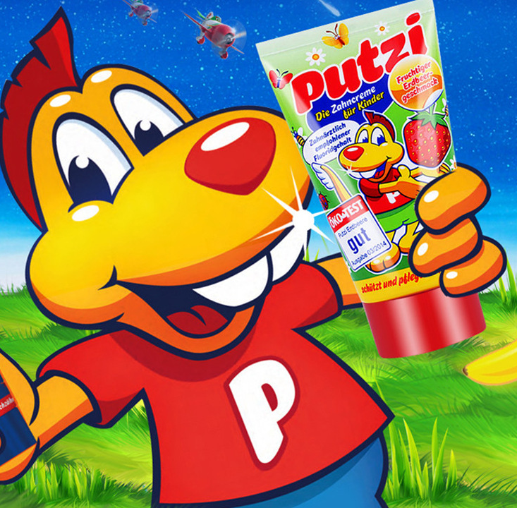 Children's Strawberry Toothpaste for Milk Teeth Care