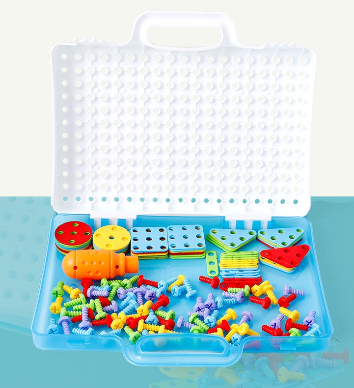Electric Drill Building Toy Set for Creative STEM Play