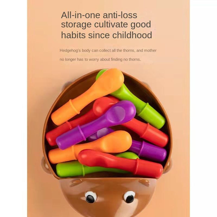 Hedgehog Peg Puzzle Toy for Fine Motor Skill Practice