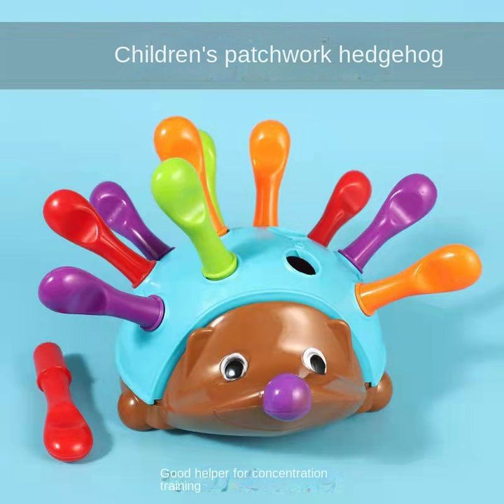 Hedgehog Peg Puzzle Toy for Fine Motor Skill Practice