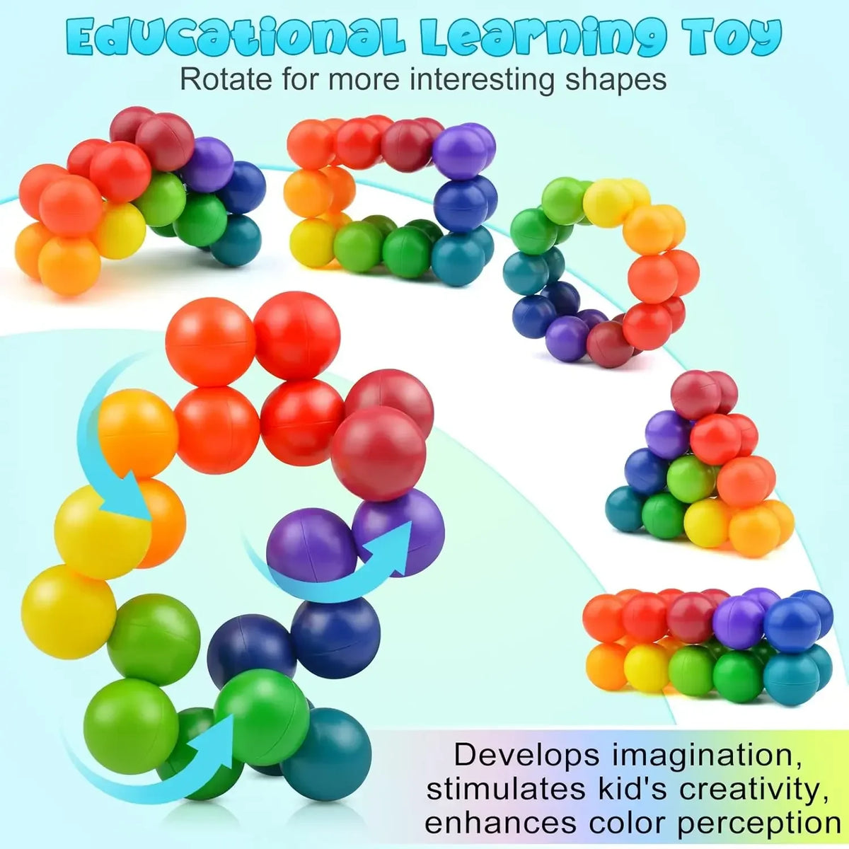 3D Puzzle Bead Ball for Screen-Free Creative Kids' Play