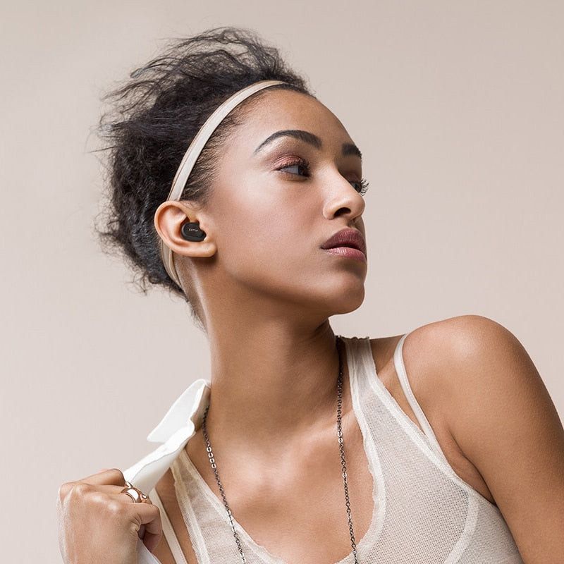 Wireless Earbuds with 3D Stereo Sound and Dual Mic