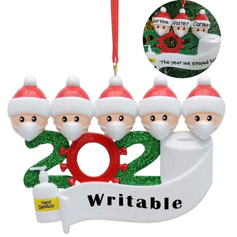 Personalized Quarantine Christmas Ornament Keepsake