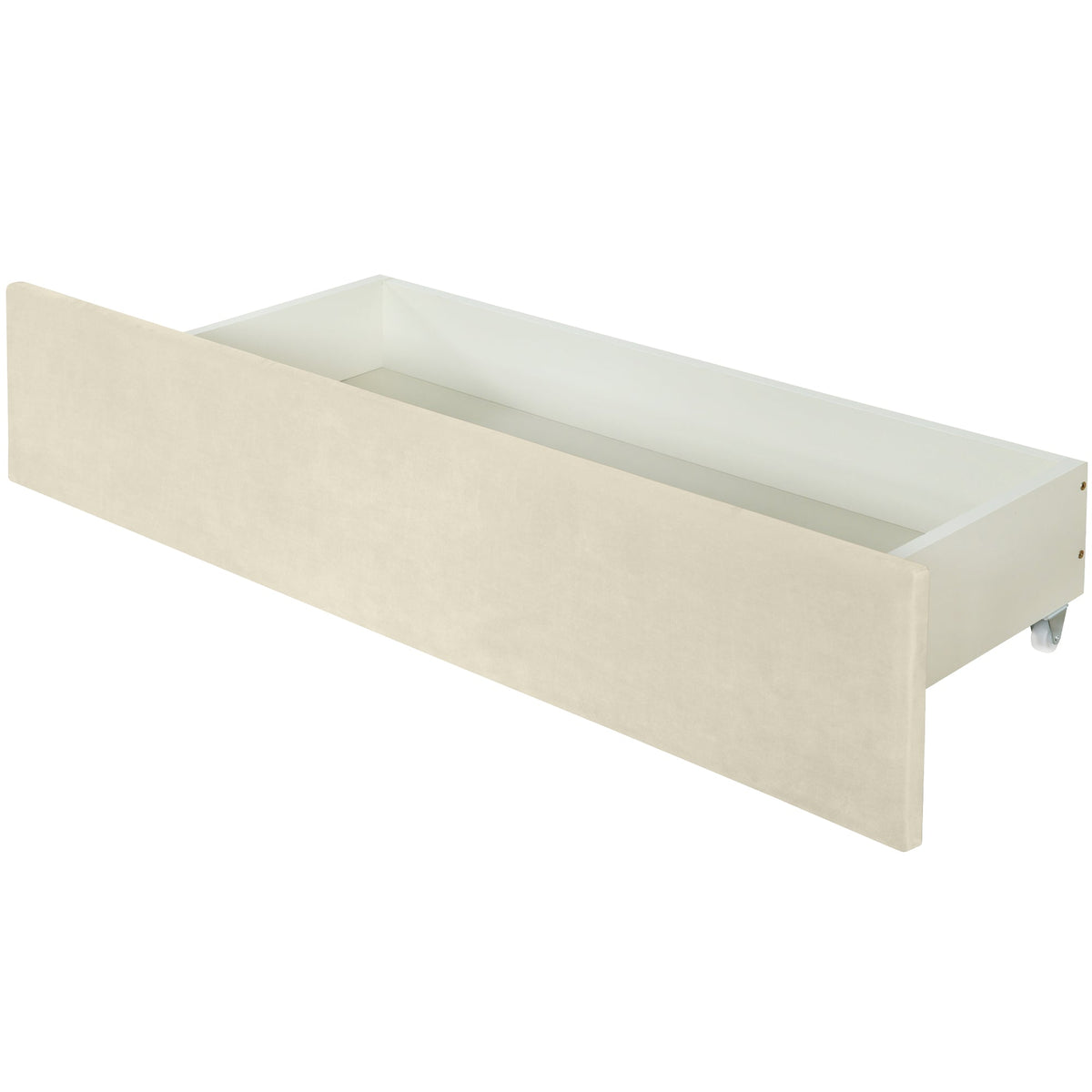 Queen Platform Bed with Storage Drawers and Trundle