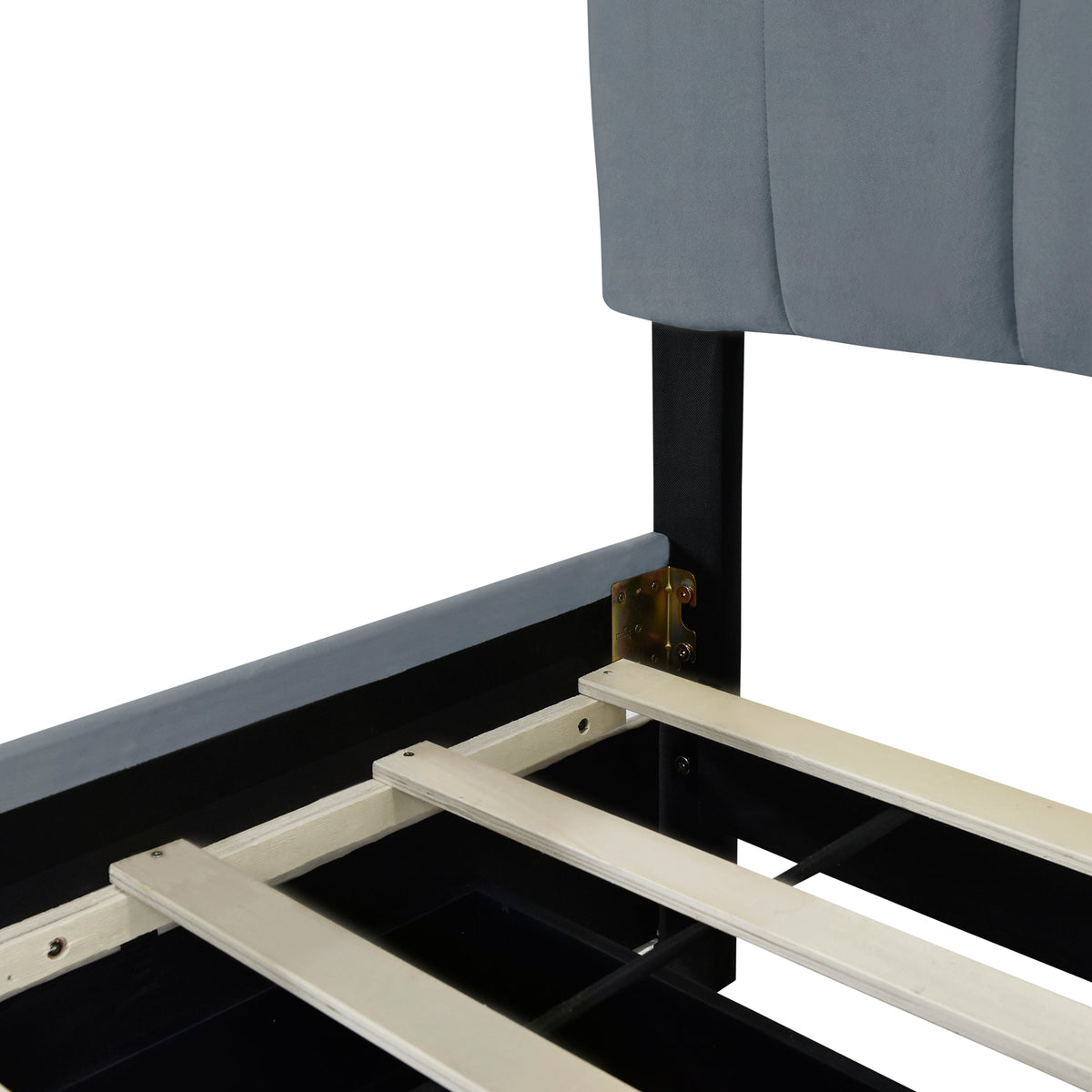 Queen Platform Bed with Drawers and Twin XL Trundle