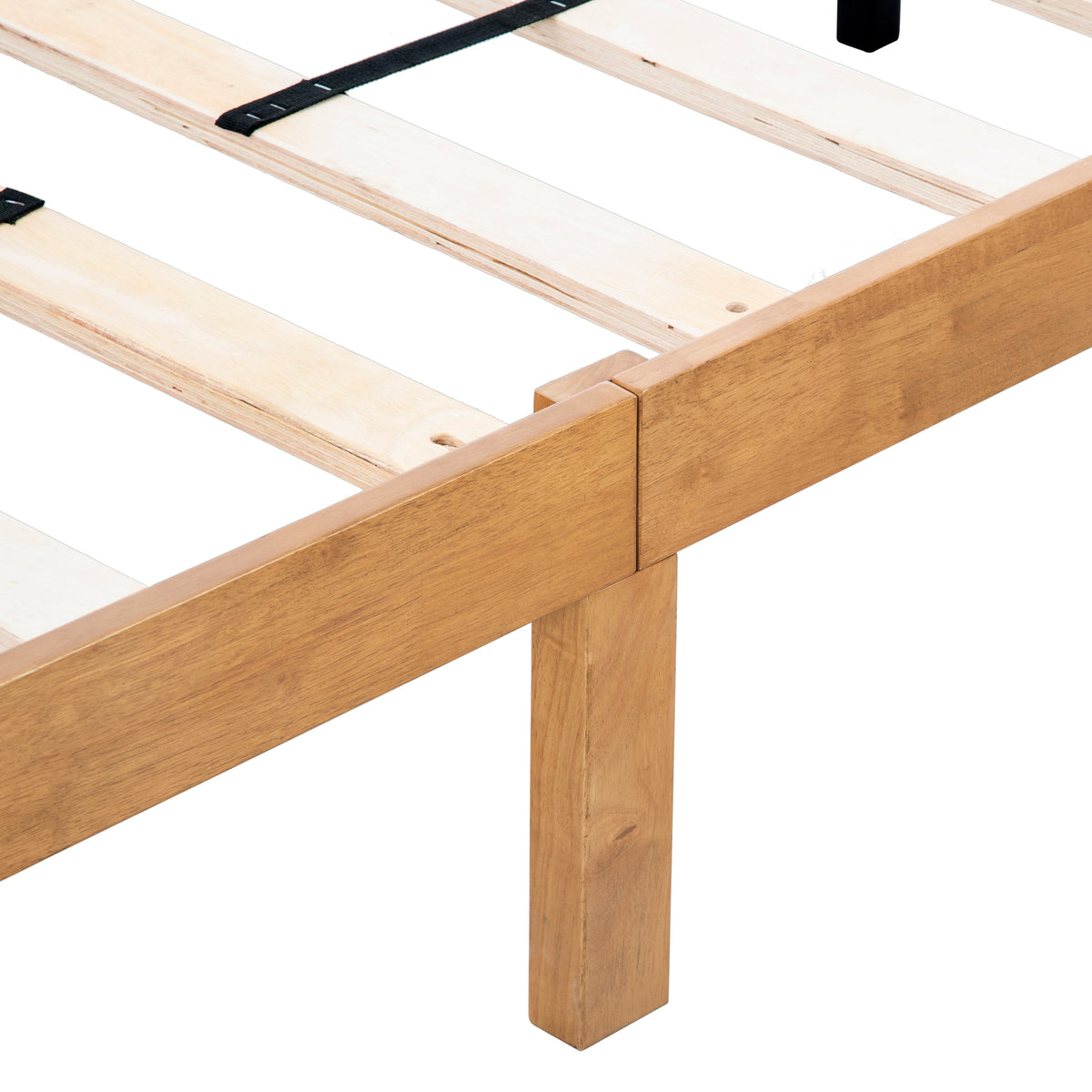 Queen Wood Platform Bed Frame, No Box Spring Needed