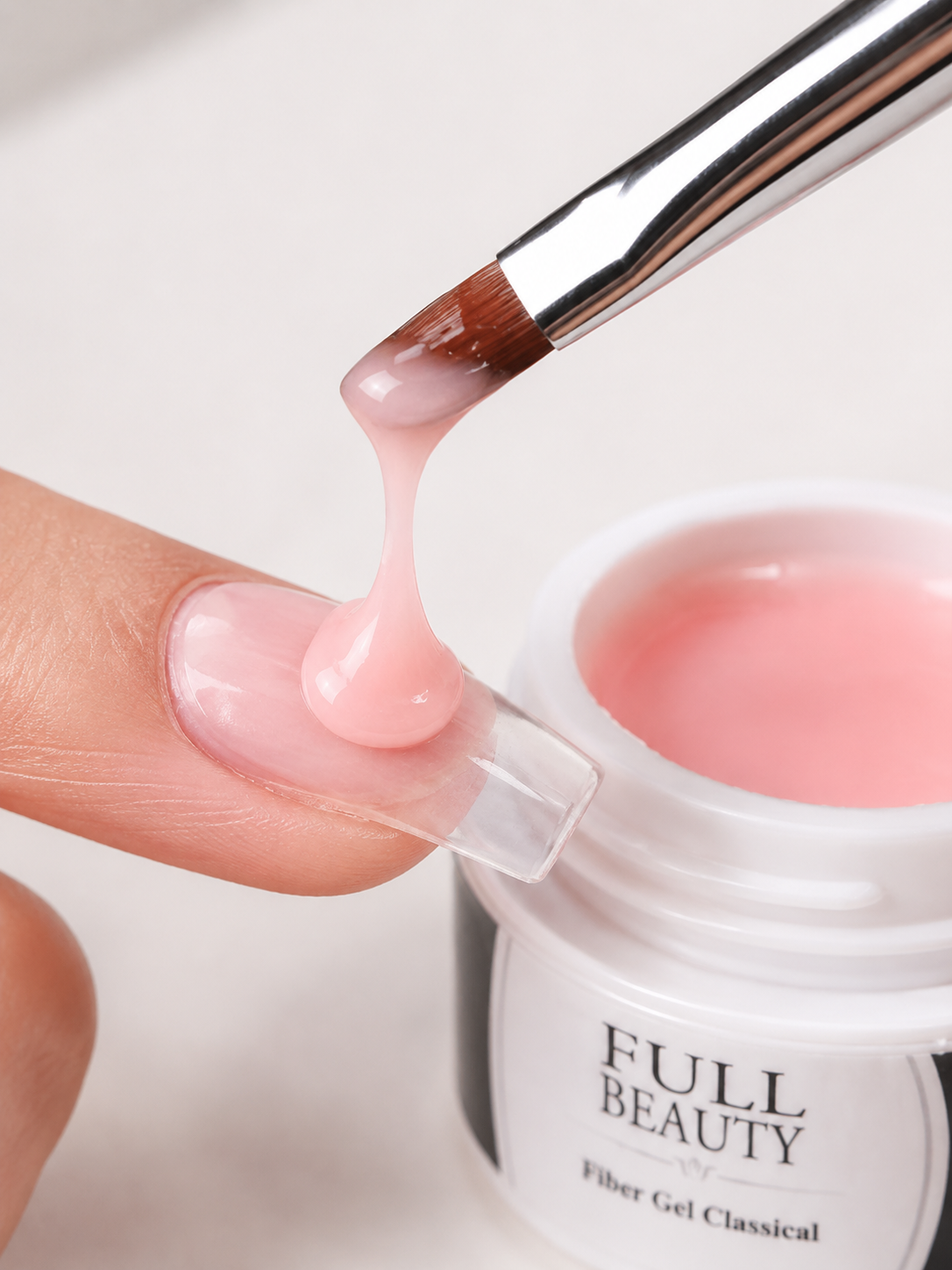 Quick Build Fiber Gel for Nail Extensions & Repair — 15ml