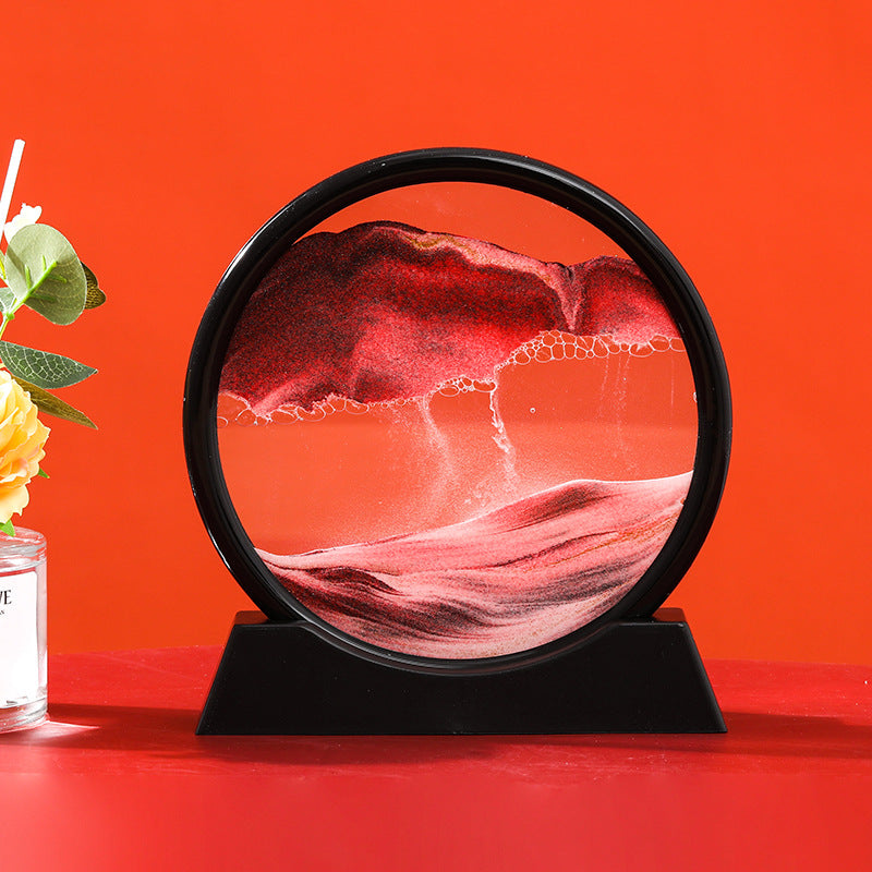 3D Sand Painting Decor for Calm Moving Landscapes