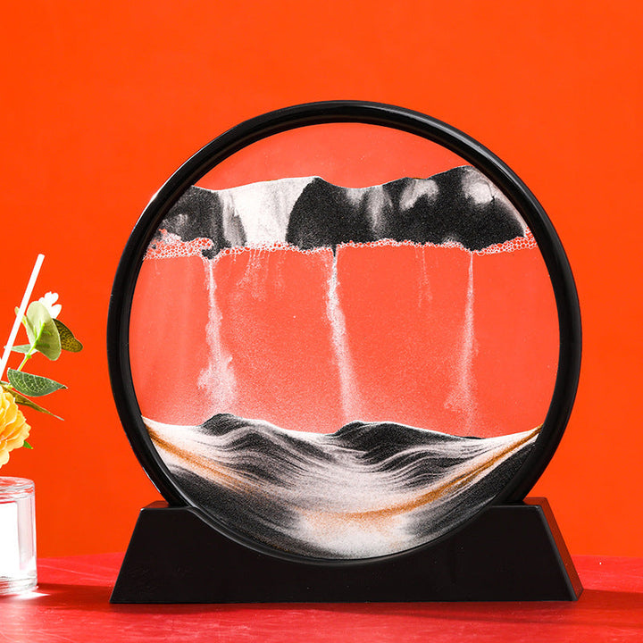 3D Sand Painting Decor for Calm Moving Landscapes