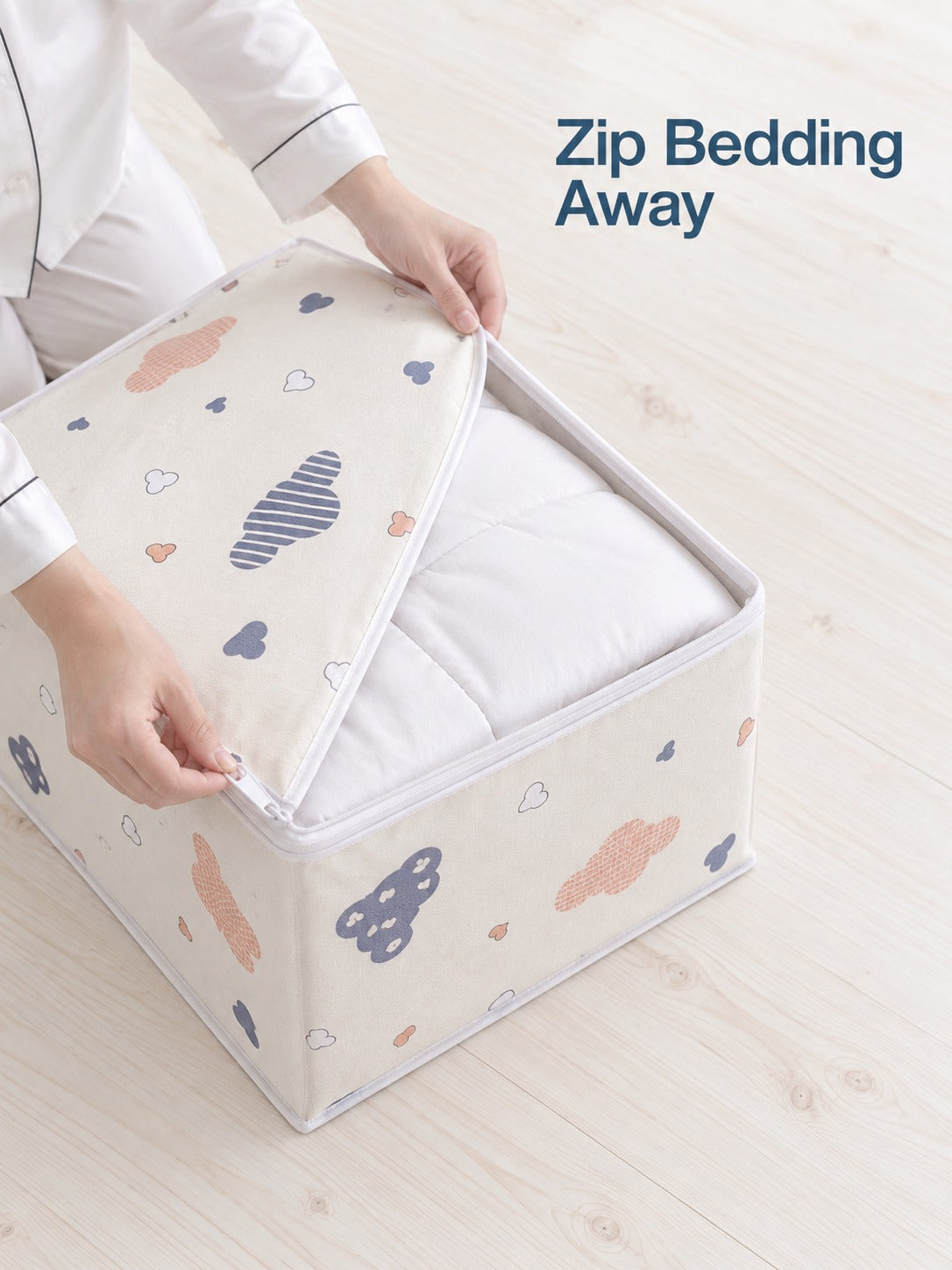 Quilt Storage Bag: Dust and Moisture Proof Zip Case