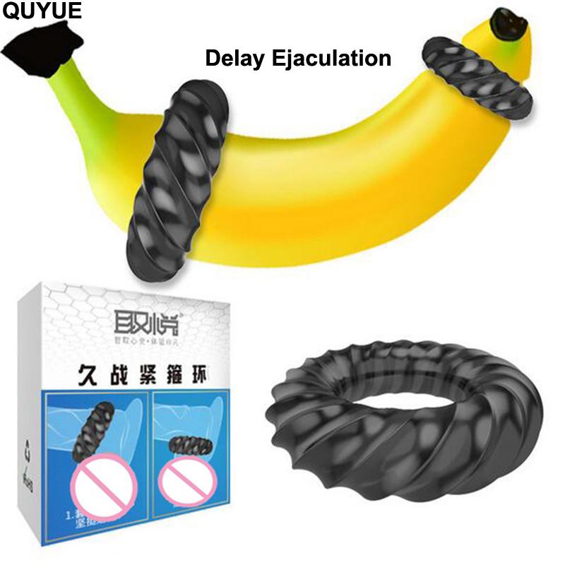 TPE Cock Ring for Ejaculation Delay and Textured Stimulation