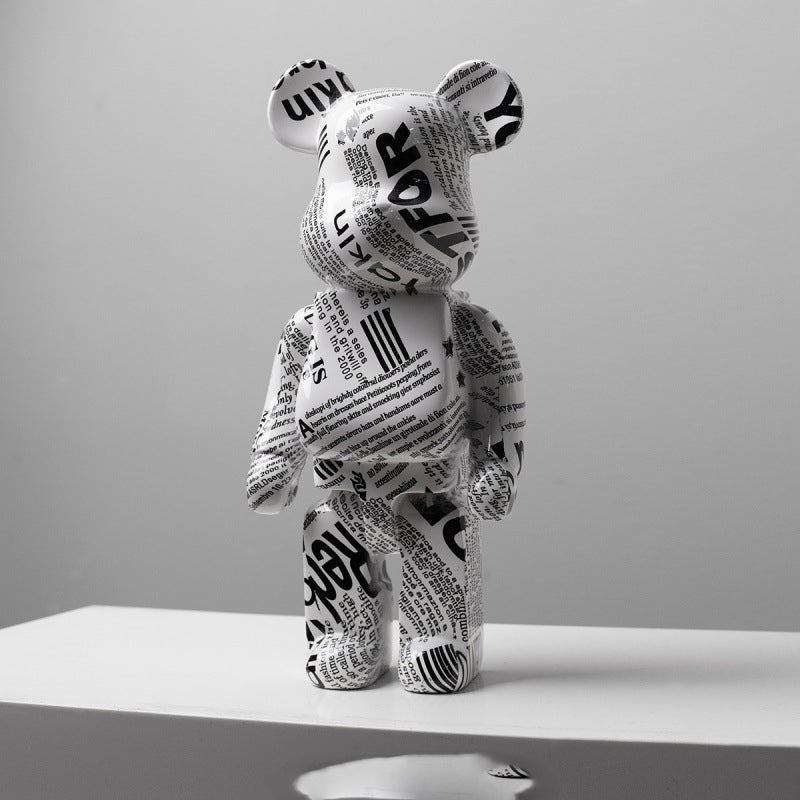 Bear Ornament Sculptural Accent for Modern Living Rooms