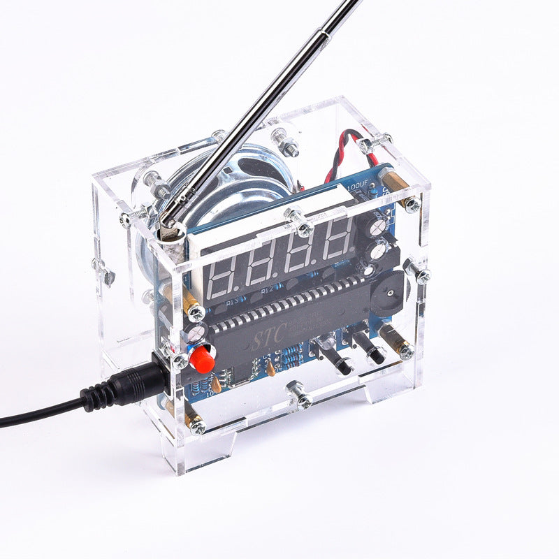 DIY TEA5767 Digital FM Radio Kit with Red LED Display