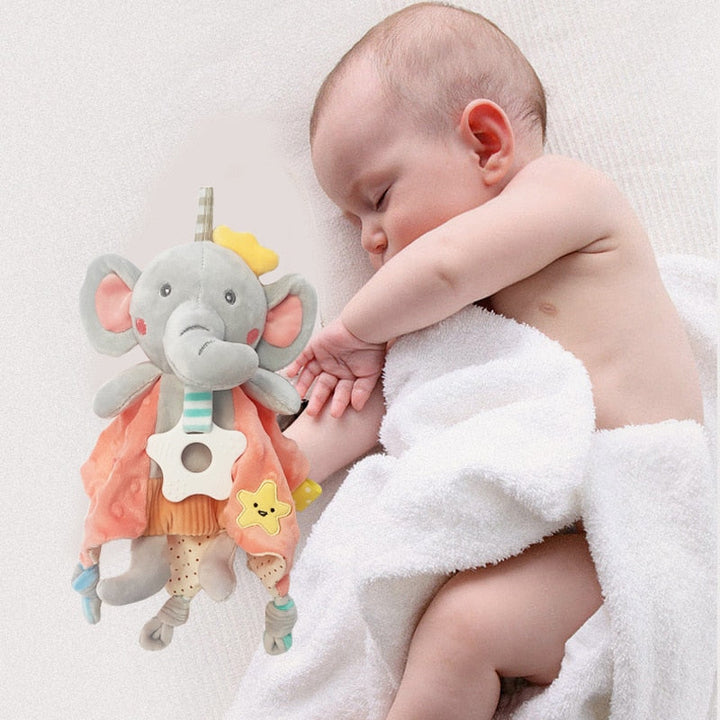 Baby Sensory Rattle Toy for Comfort and Tummy Time