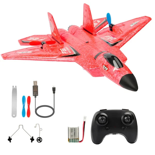 RC F22 Raptor Airplane With Night Flight LED Lights