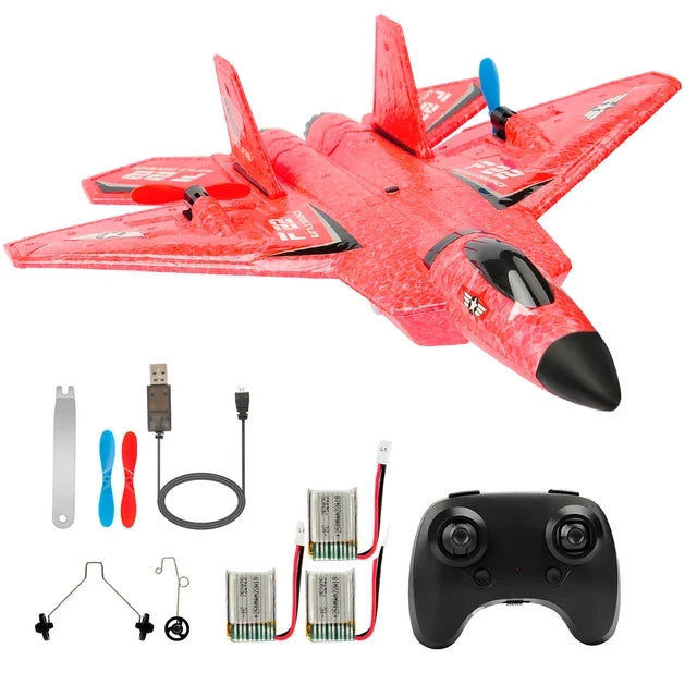 RC F22 Raptor Airplane With Night Flight LED Lights