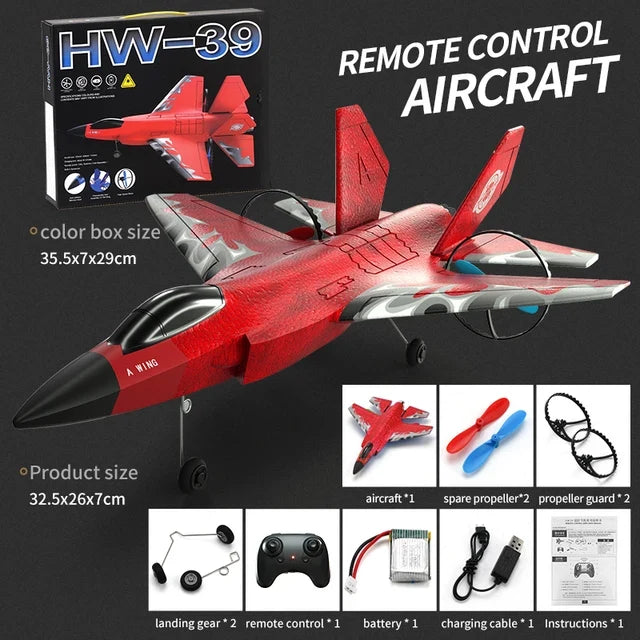 RC F22 Raptor Airplane With Night Flight LED Lights