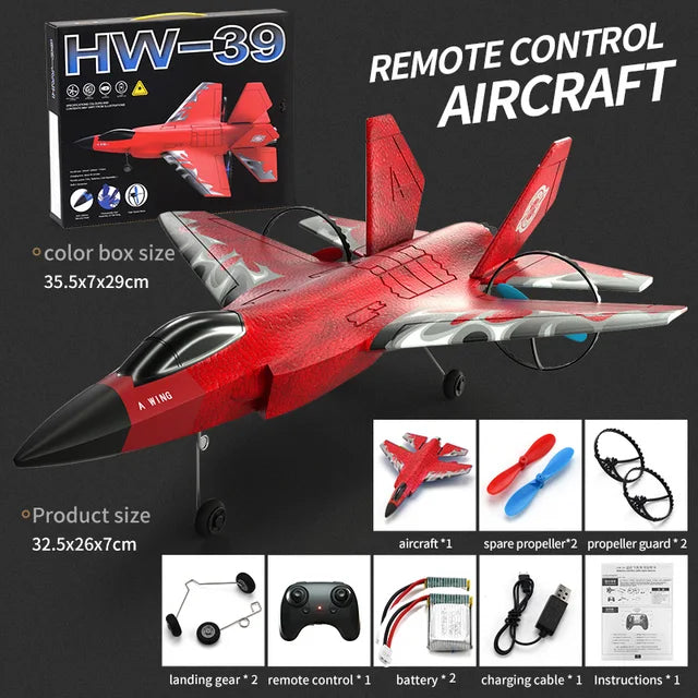 RC F22 Raptor Airplane With Night Flight LED Lights