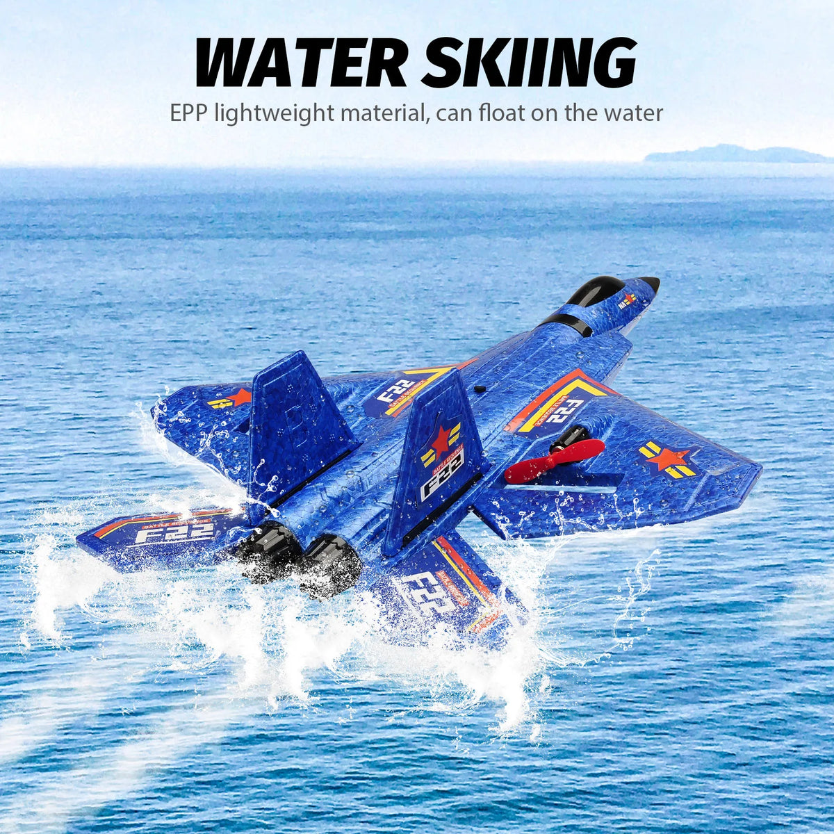 RC F22 Raptor Airplane With Night Flight LED Lights