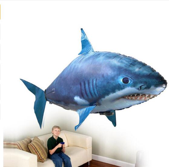 Remote-Controlled Flying Fish Toy for Indoor Family Fun