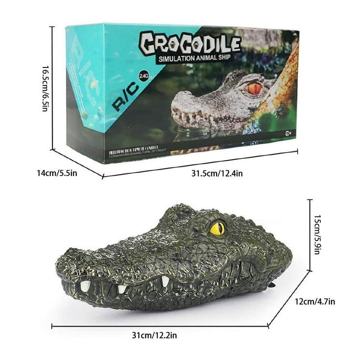 RC Crocodile Boat for Realistic Outdoor Water Play