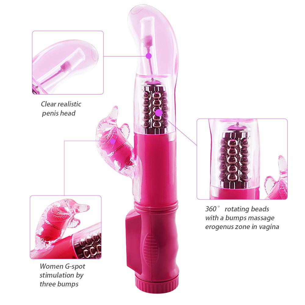 Rabbit Vibrator with 12 Modes for Customizable Pleasure