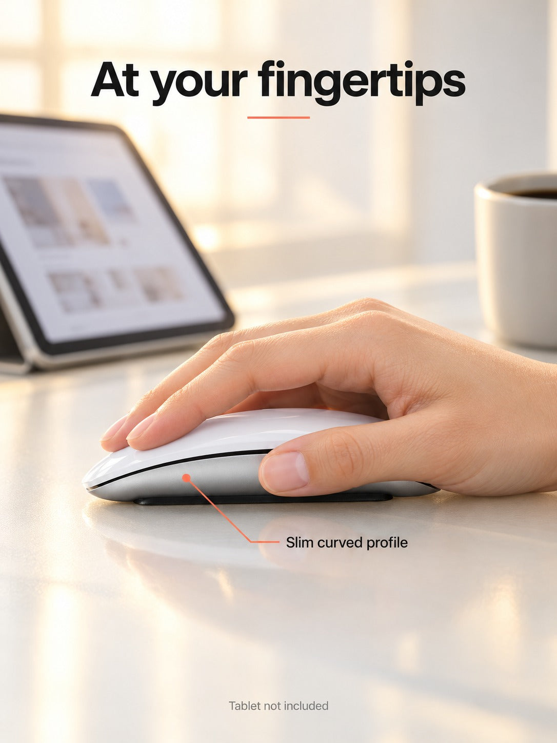 Rechargeable Bluetooth Mouse for Mac and Laptop