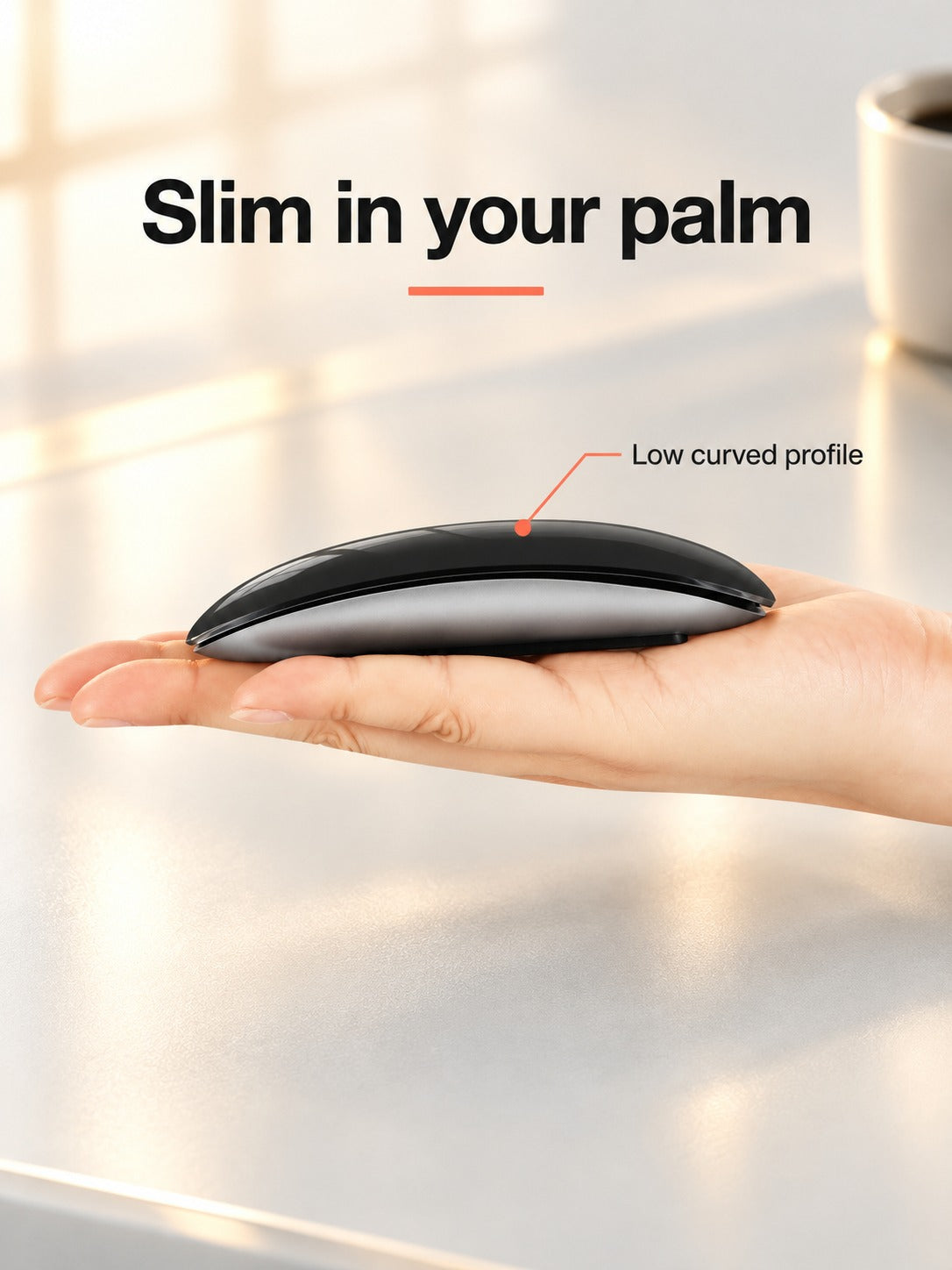 Rechargeable Bluetooth Mouse for Mac and Laptop