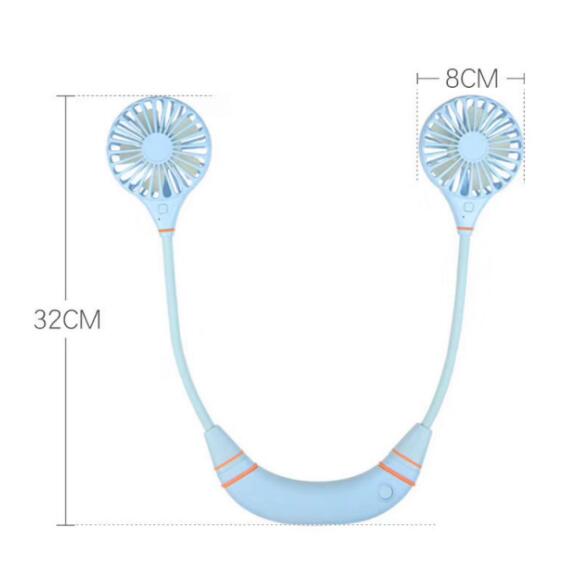 Rechargeable Hands-Free Neck Fan: 360° Airflow & 3 Speeds