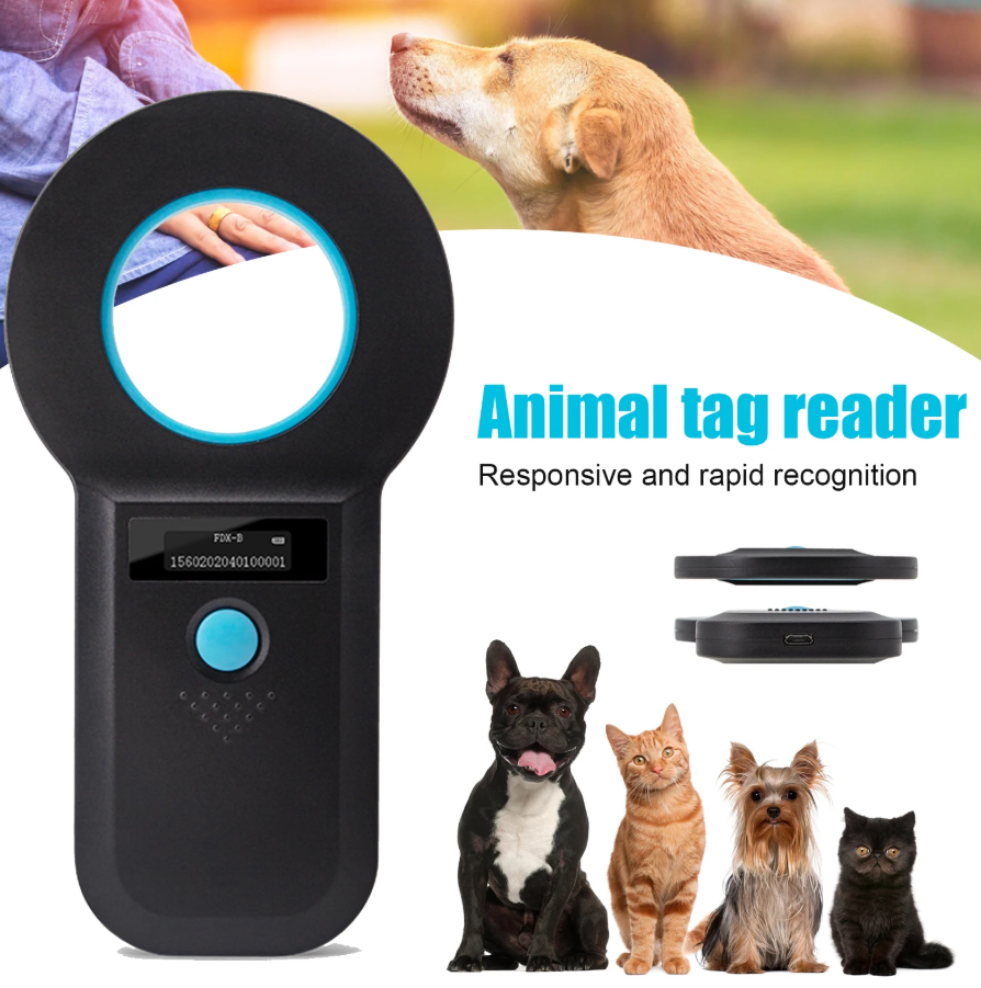 Animal RFID Microchip Scanner With Bluetooth Transfer