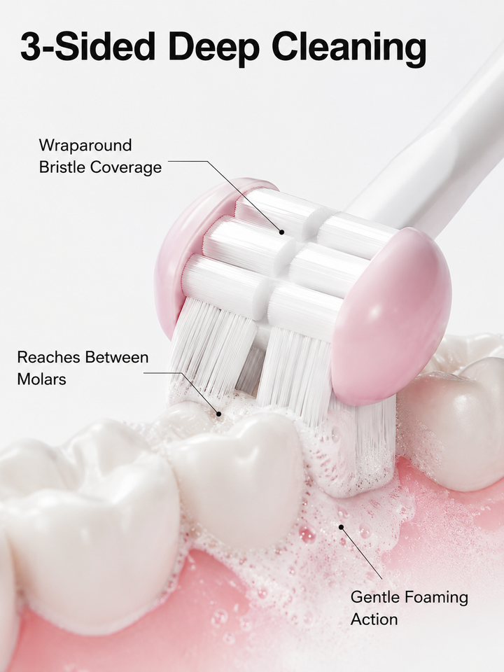 Sonic Electric Toothbrush — 5-Mode Magnetic Motor, 90-Day Battery