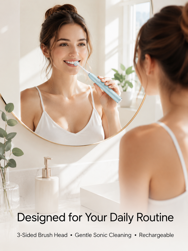 Sonic Electric Toothbrush — 5-Mode Magnetic Motor, 90-Day Battery