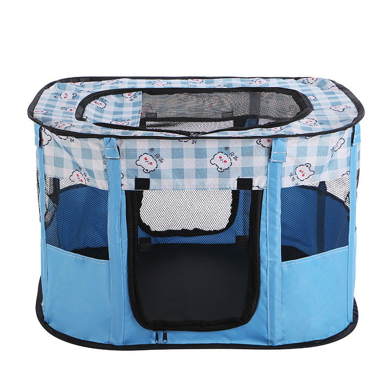 Portable Pet Playpen for Safe Indoor Puppy and Kitten Play