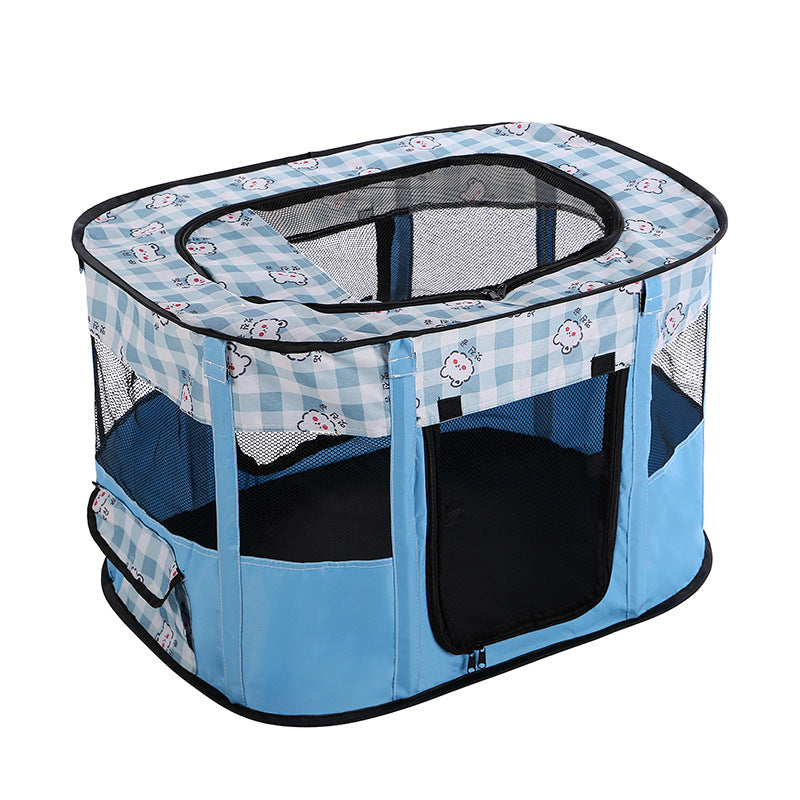 Portable Pet Playpen for Safe Indoor Puppy and Kitten Play