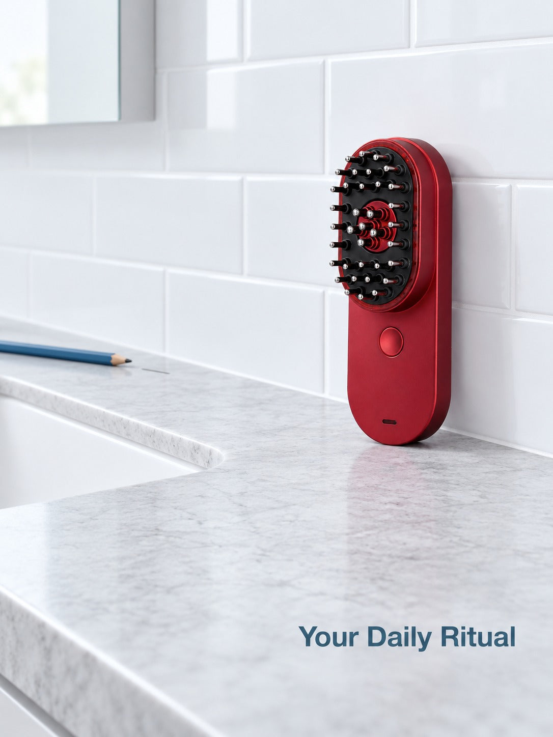 Red Light Scalp Brush for At-Home Hair Care Routine