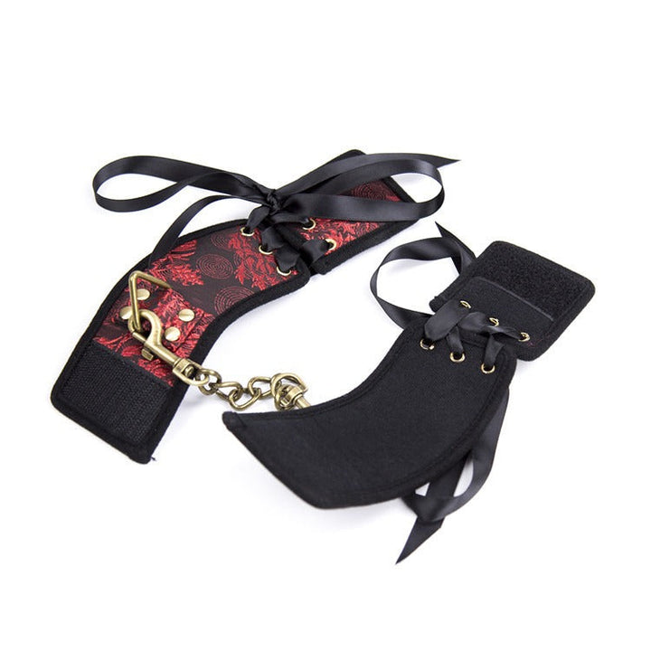 Ribbon Restraint Cuffs With Adjustable Satin Ties
