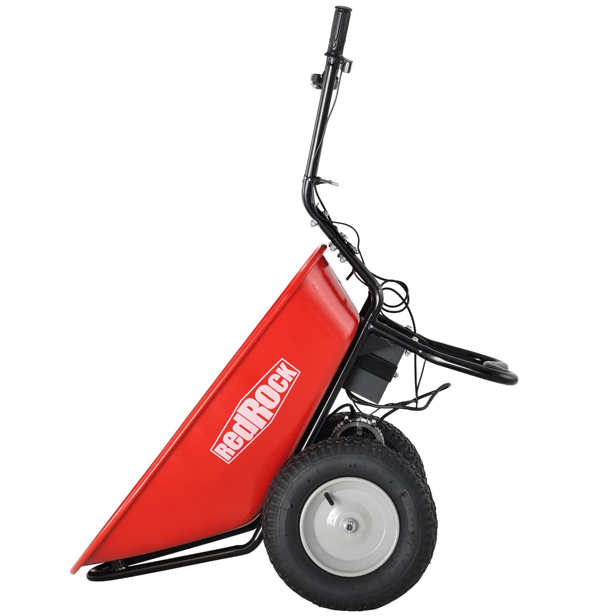 Electric Wheelbarrow Utility Cart, 330 lb Capacity