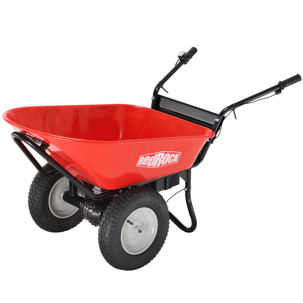 Electric Wheelbarrow Utility Cart, 330 lb Capacity